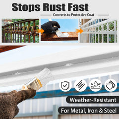MuzeFansi close-up of converted rust texture demonstrating sealed finish