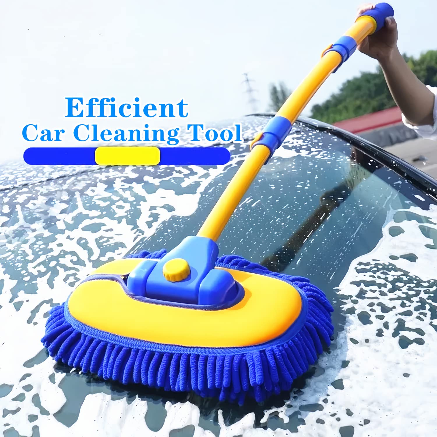 MVEQRRN lifestyle scene cleaning outdoor siding illustrating multi-surface versatility