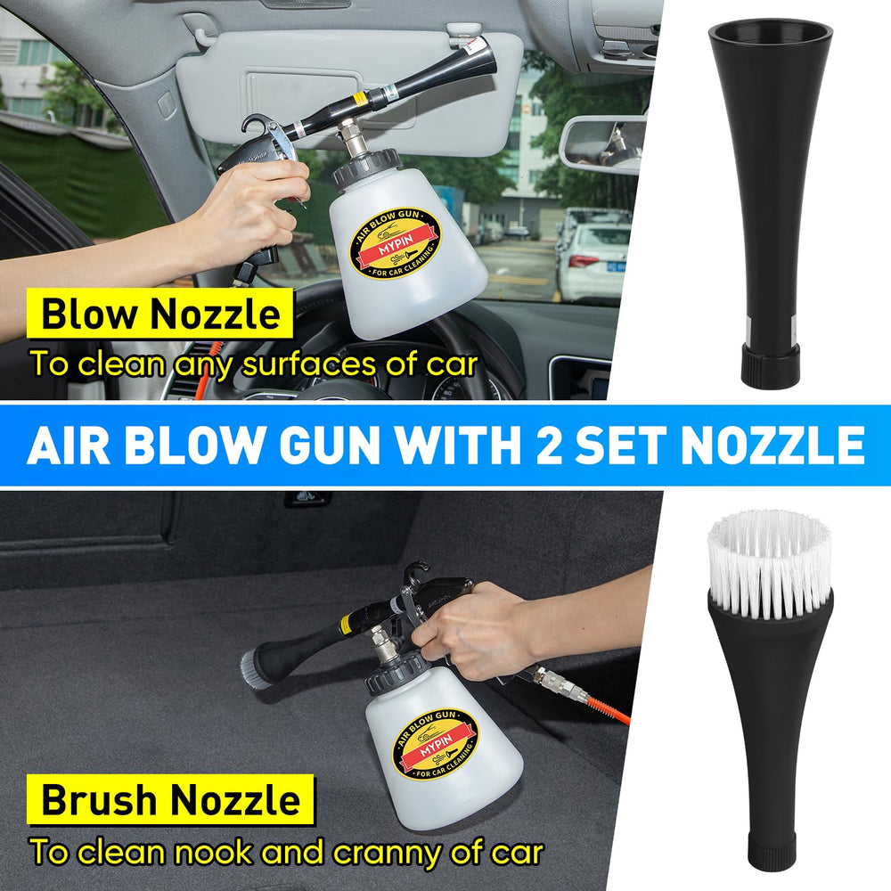 MYPIN in use on car seat removing dust and crumbs efficiently