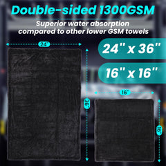 Mysticline twisted-loop 1300 GSM close-up, plush fibers absorb quickly