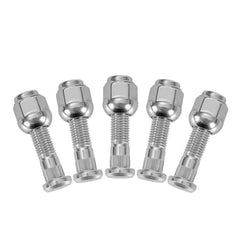 Mysttoo closeup of triple-chrome lug nut finish highlighting corrosion resistance and polished look