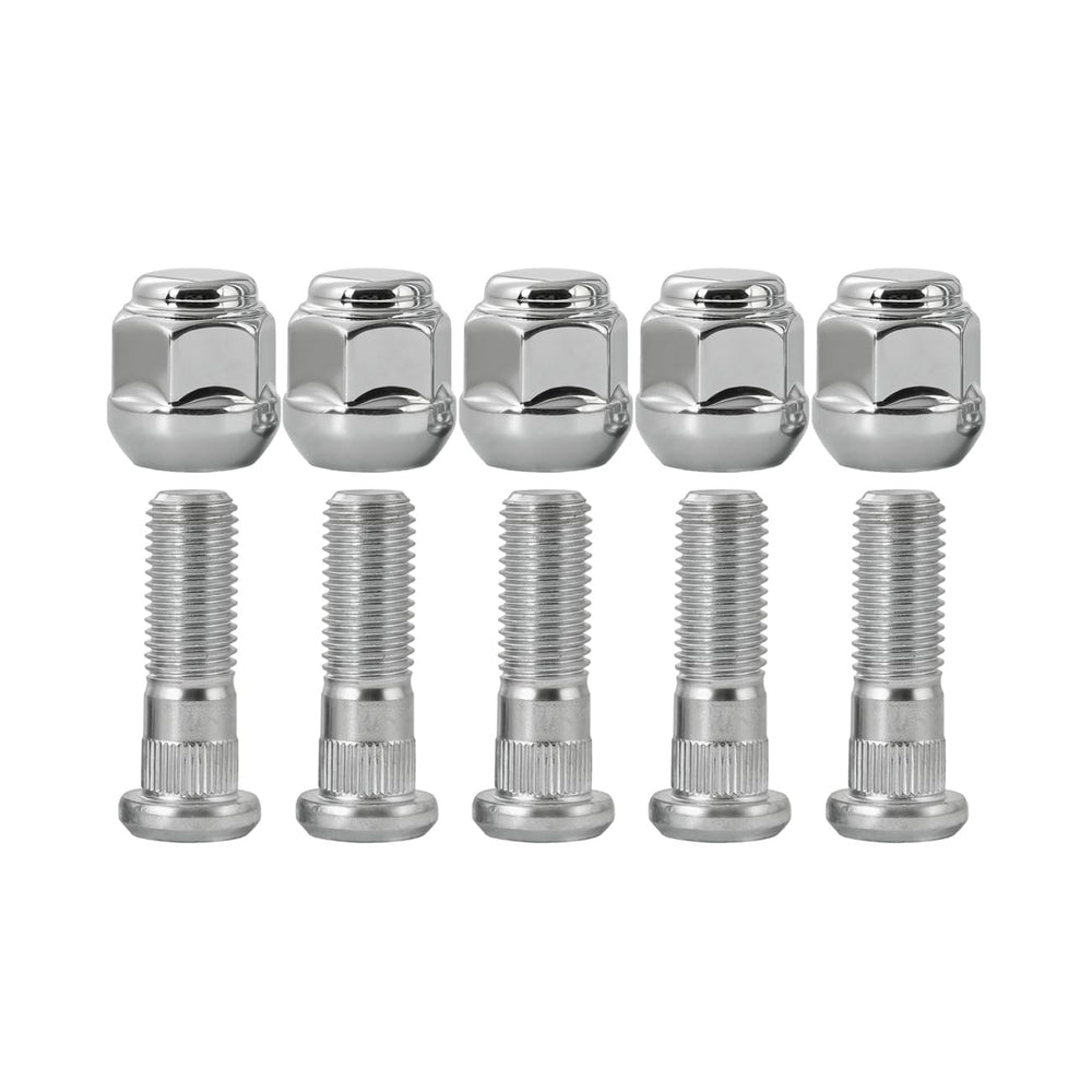Mysttoo front view packaged kit showing all studs and nuts for easy identification and quick install