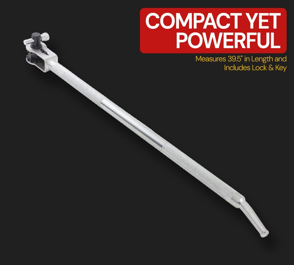 Mytee Products winch bar knurled handle close-up for secure grip benefit