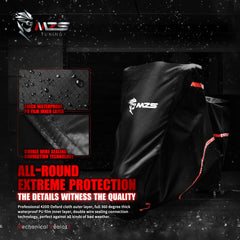MZS windproof buckle and elastic cord keeping the cover secure
