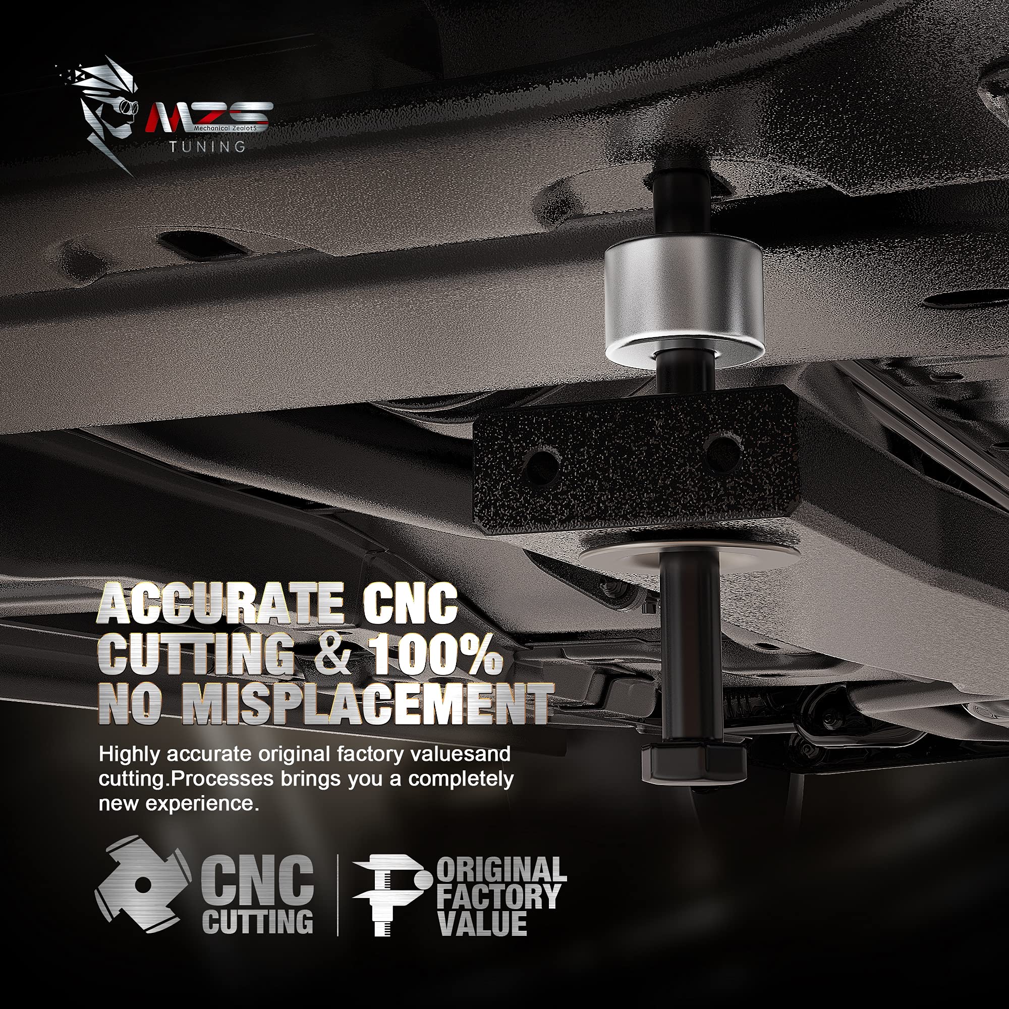 MZS installed on truck showing improved CV alignment benefit