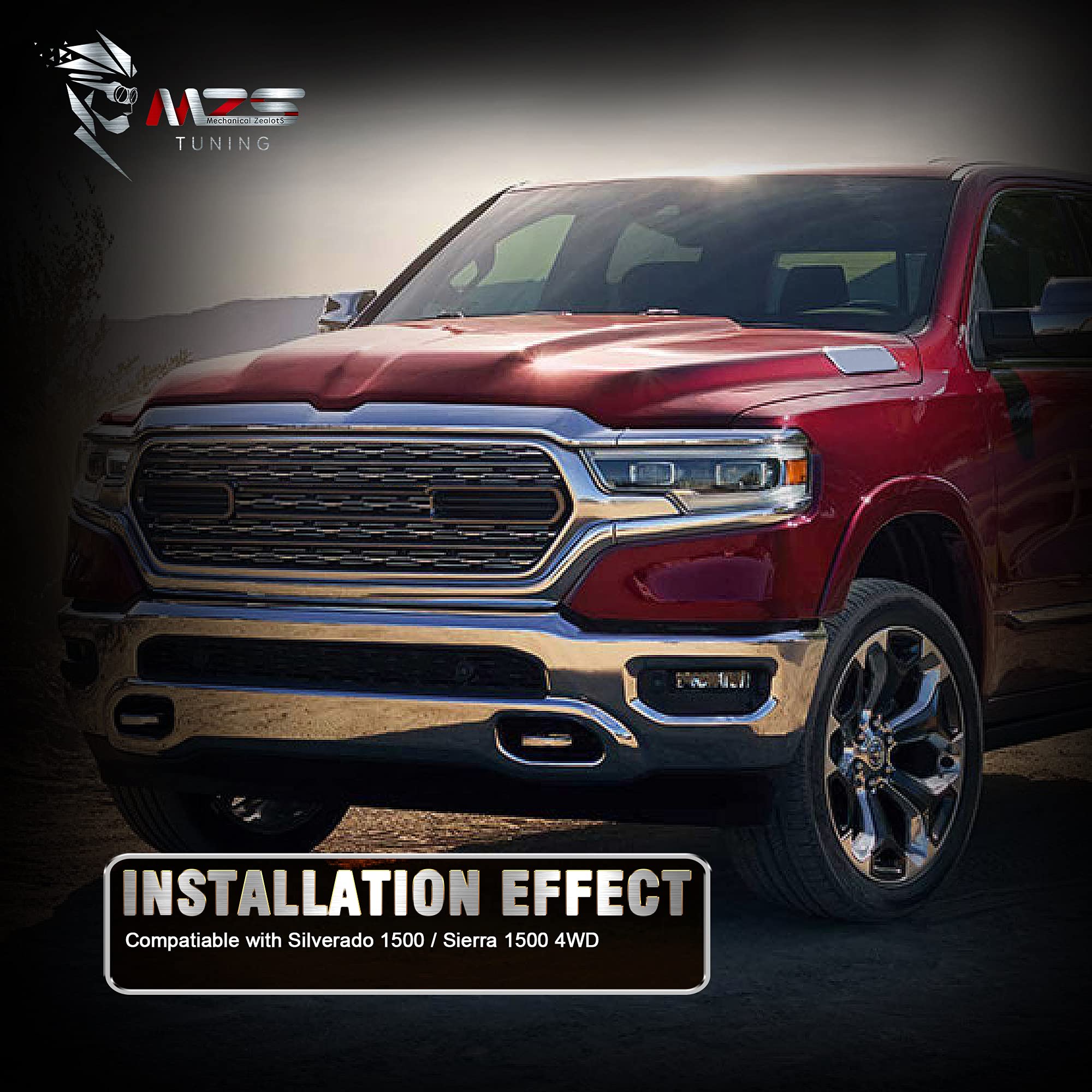 MZS on a Silverado driving, showcasing smoother driveline performance