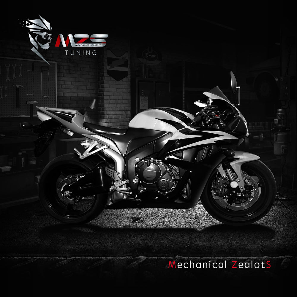 MZS levers installed on sportbike showing improved ergonomics