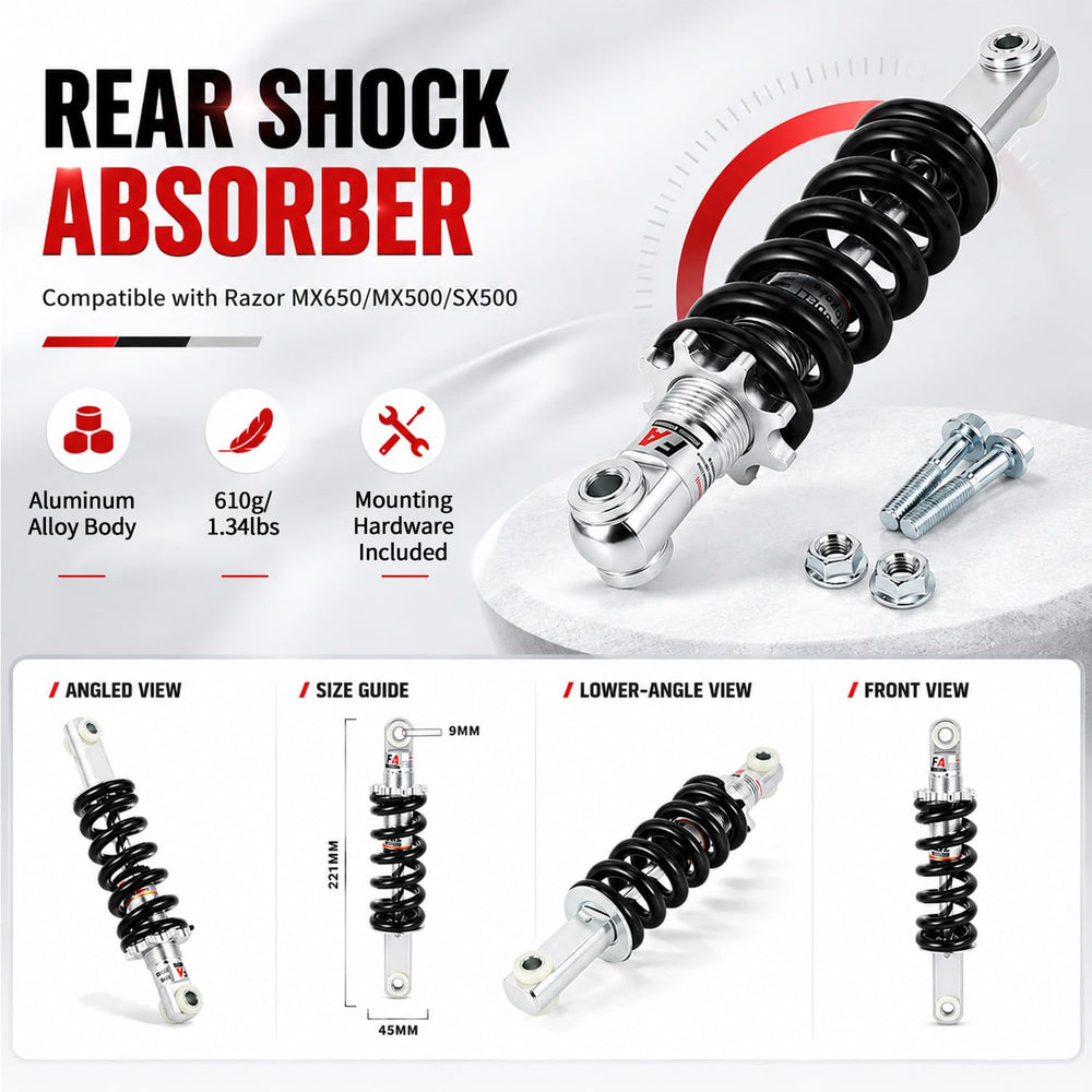 NACORE spring close-up highlighting coil quality and smoother damping benefit