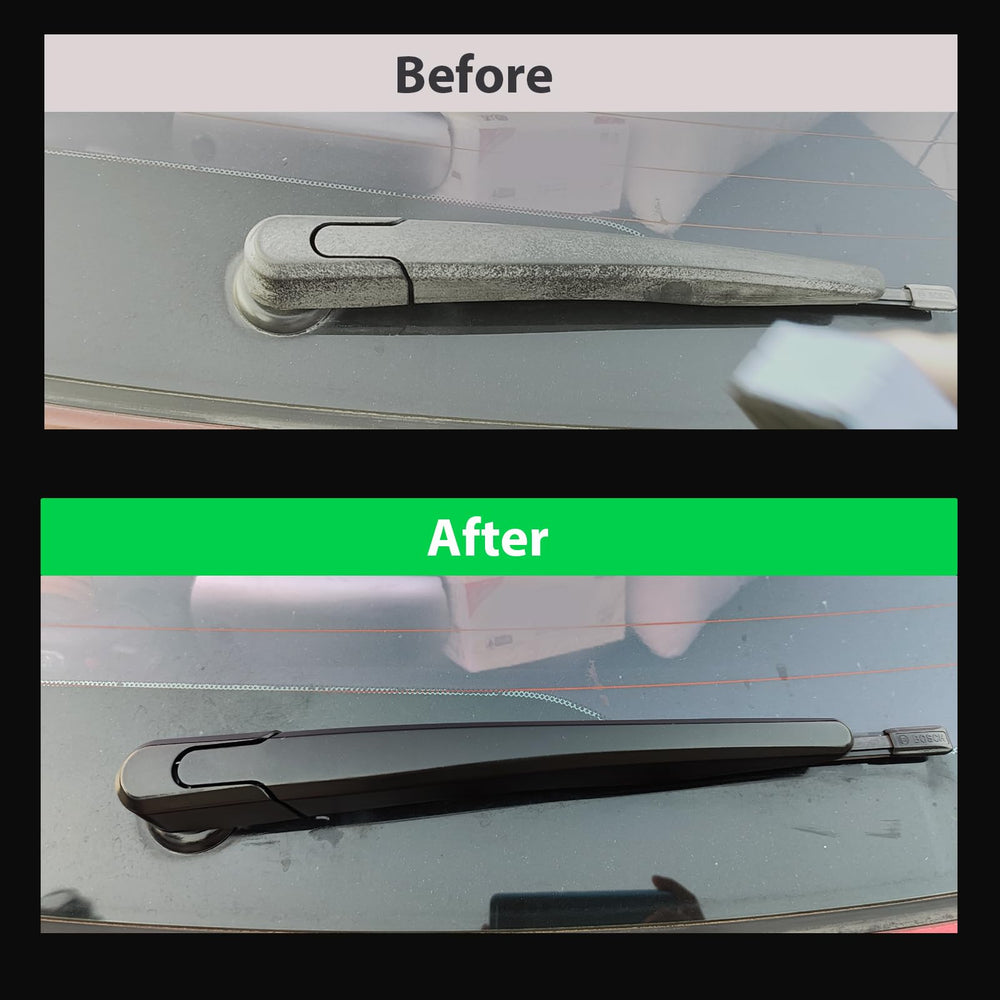 NADAMOO before and after mirror trim showing instant color restoration