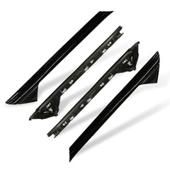Nakkaa front view of A-pillar molding showing clean fit benefits