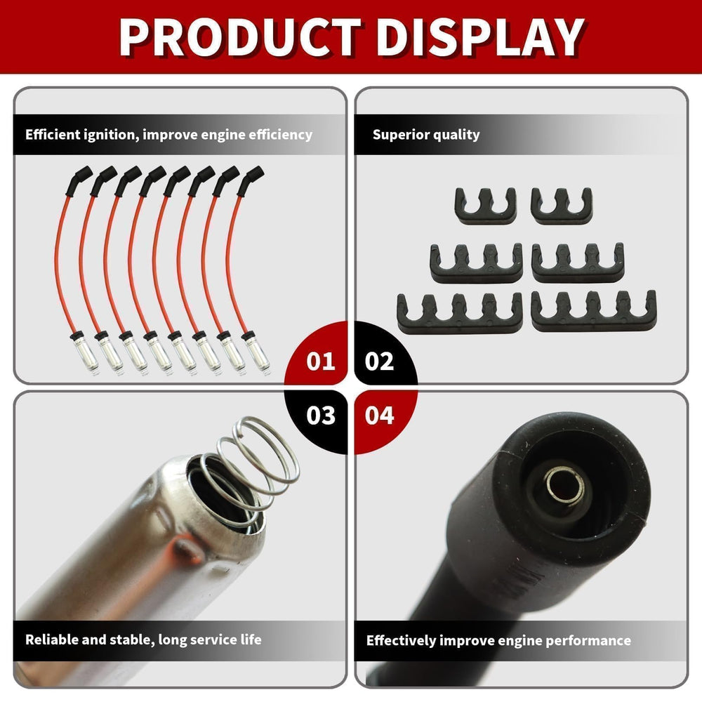 Nakkaa new spark plugs beside worn plugs to show improved consistency