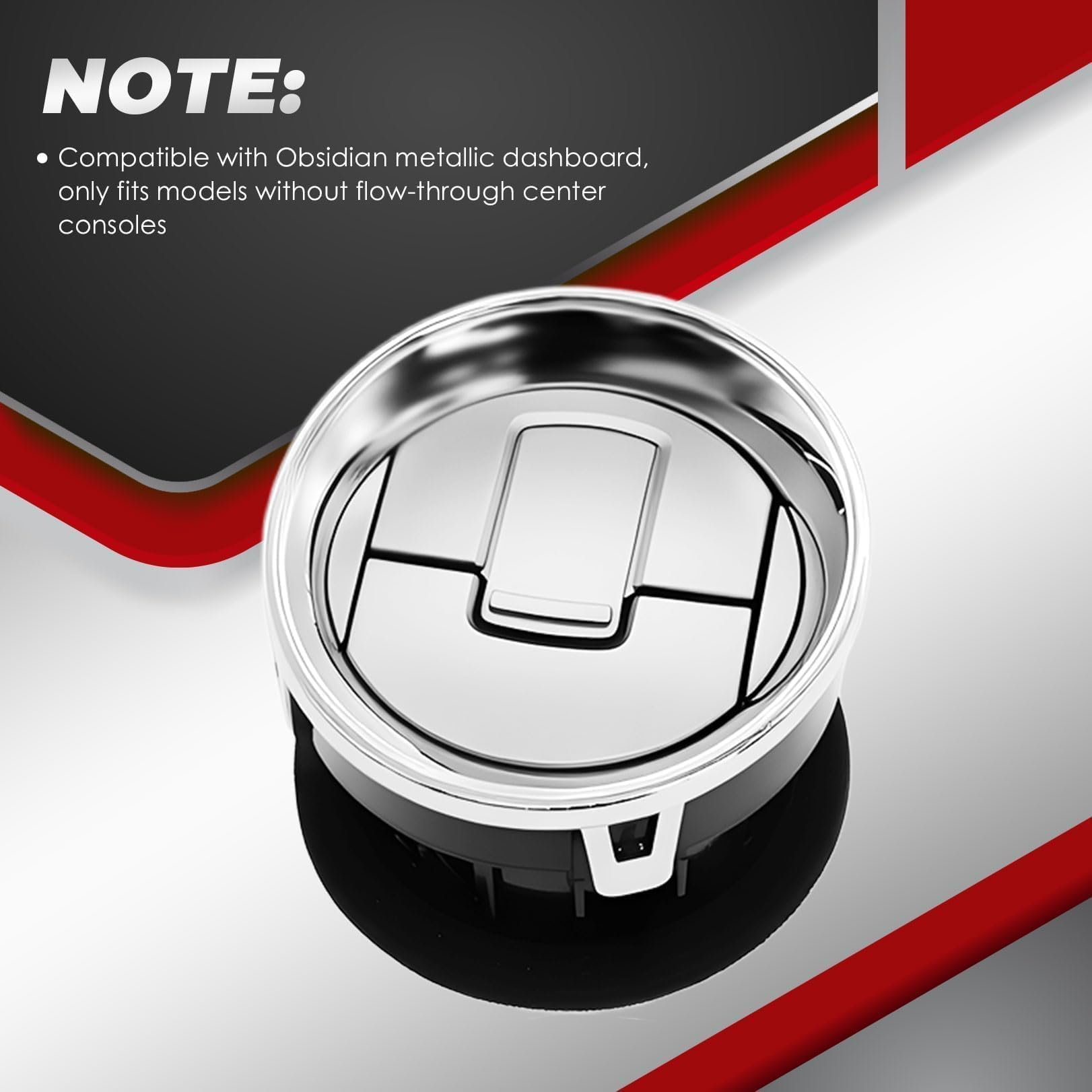 Nakkaa vent label display with part numbers to confirm compatibility quickly