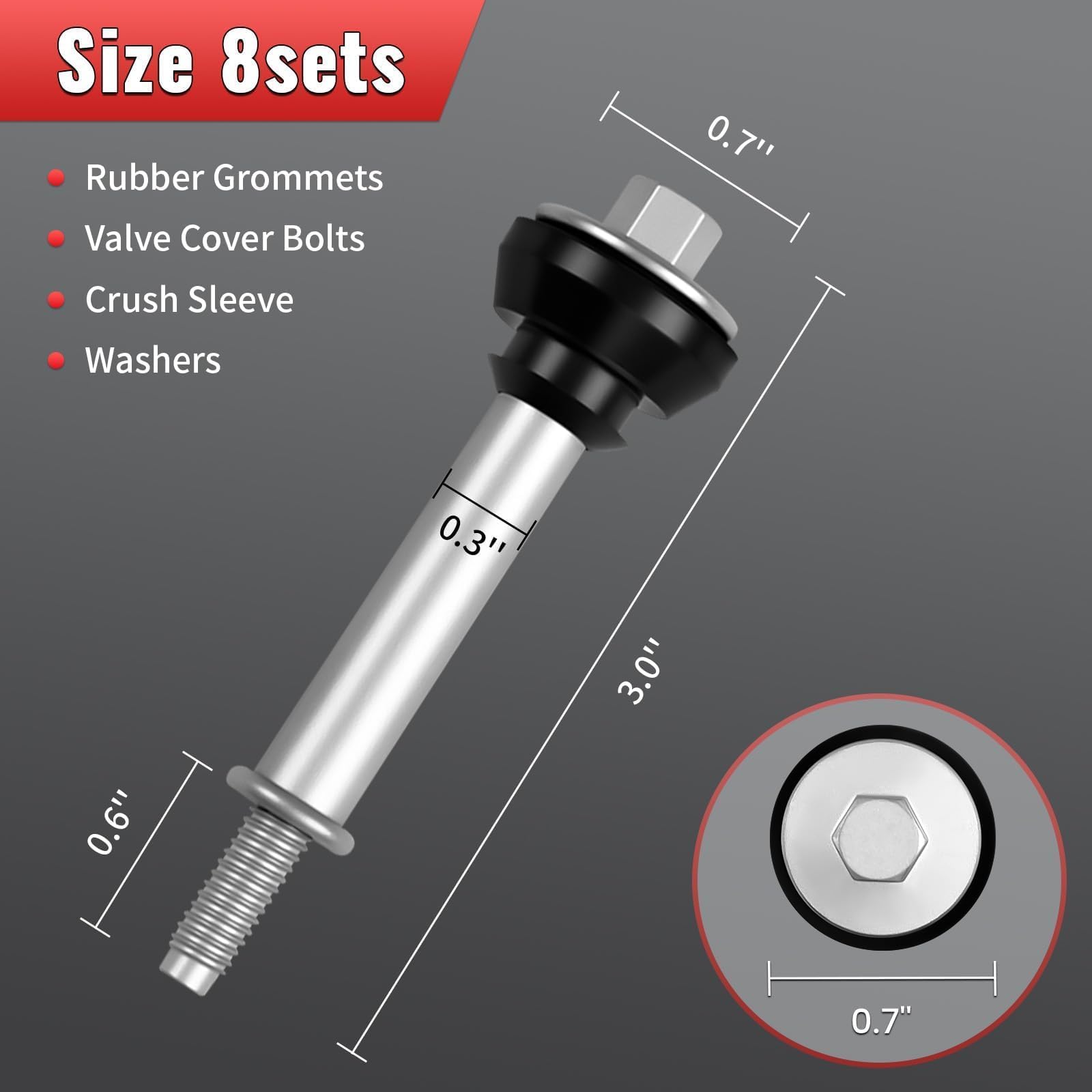 Nakonic bolt finish close-up highlighting corrosion-resistant coating for longevity