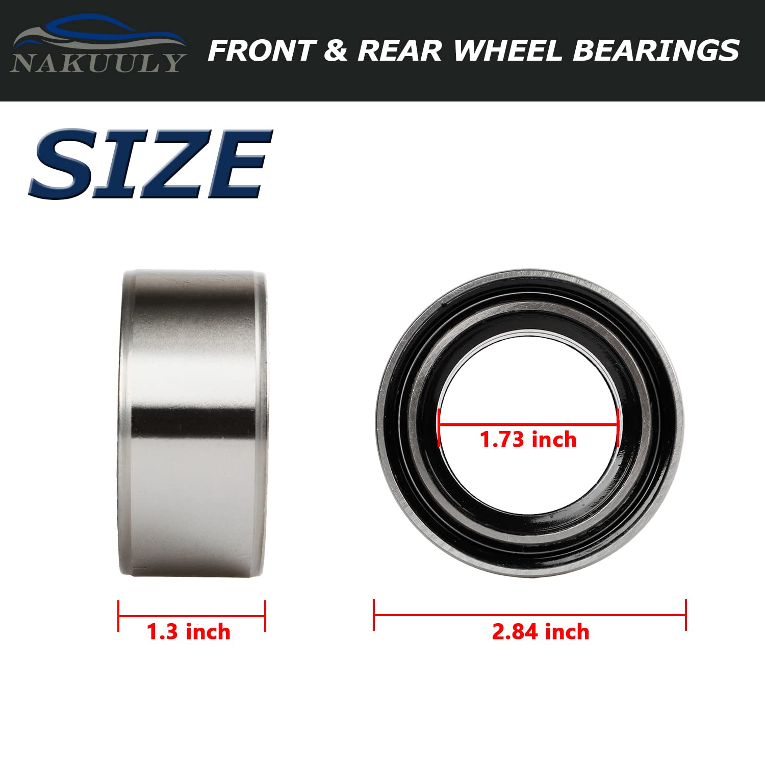 Hand holding Nakuuly bearing to show scale and easy handling benefit
