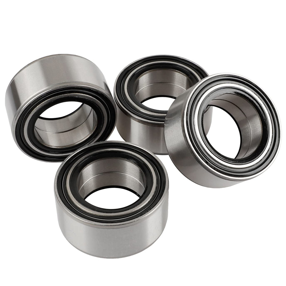 Nakuuly front packaging showing four replacement wheel bearings and labeling benefit fitment