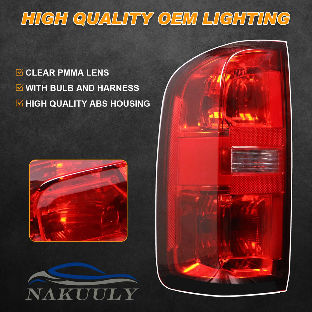 Nakuuly left tail light with bulb and harness included showing complete kit benefit
