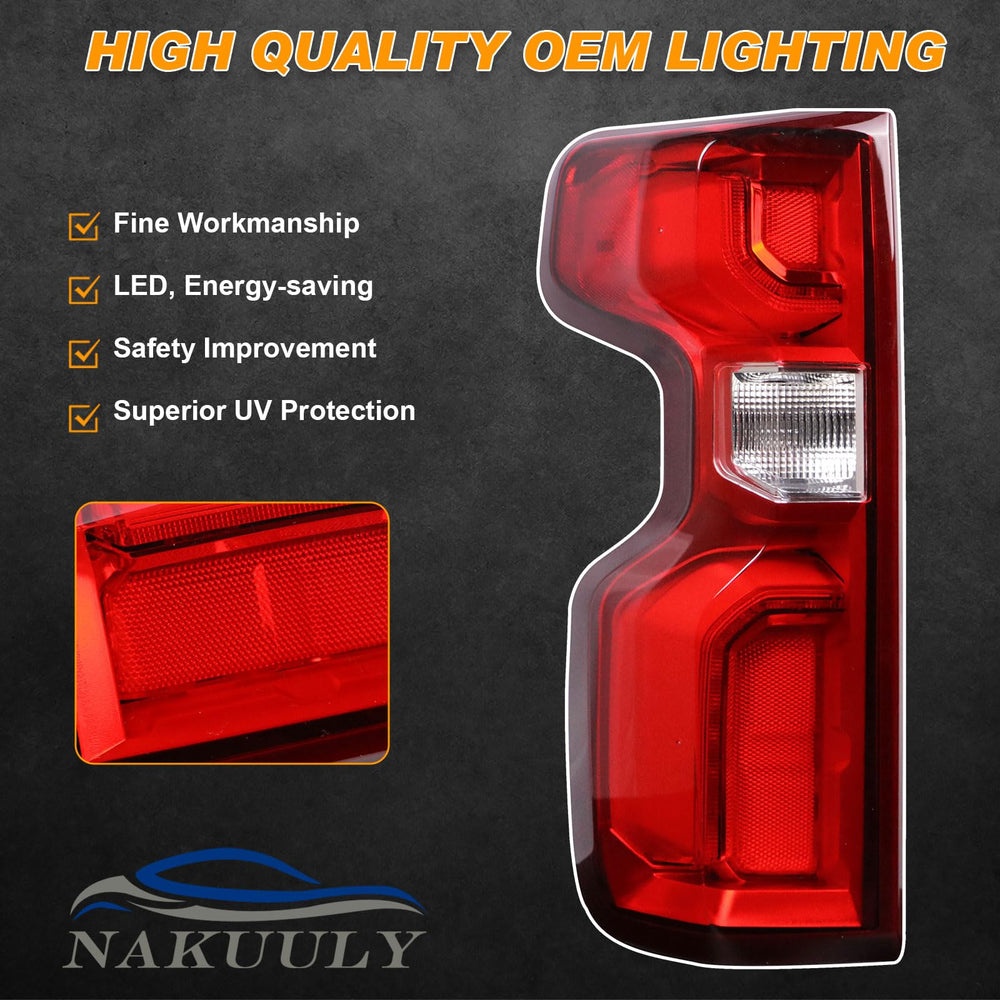 Nakuuly lit at night on road, provides clear brake and running light visibility