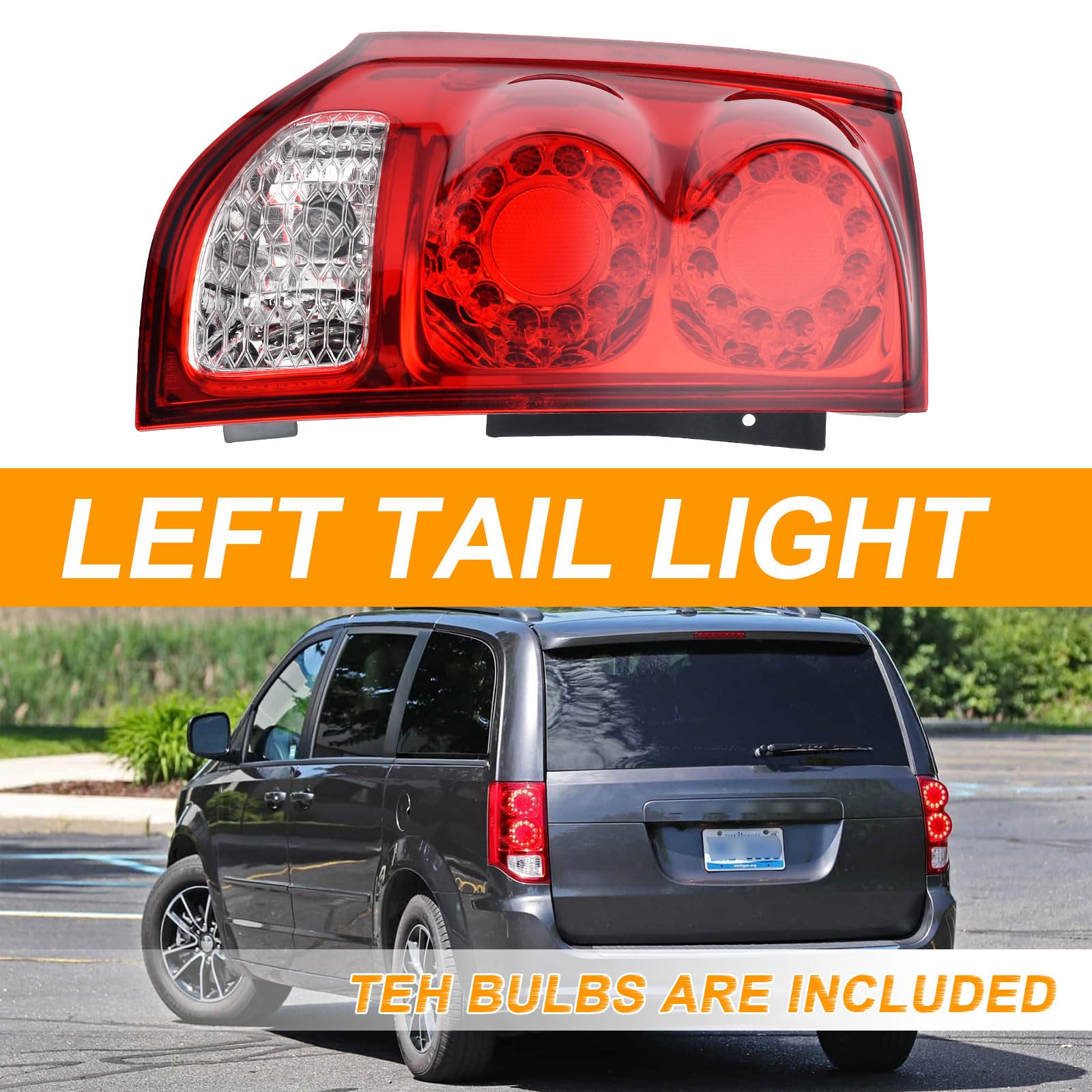 Nakuuly tail light size comparison next to ruler to show scale and fit