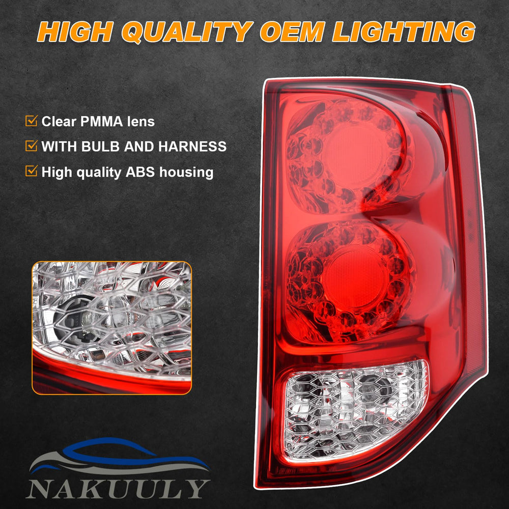 Nakuuly reverse bulb detail showing halogen reverse light for bright backup
