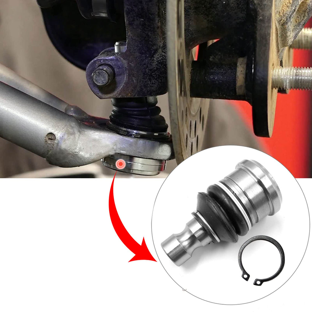 Nakuuly ball joint next to ruler and coin showing accurate fit dimensions