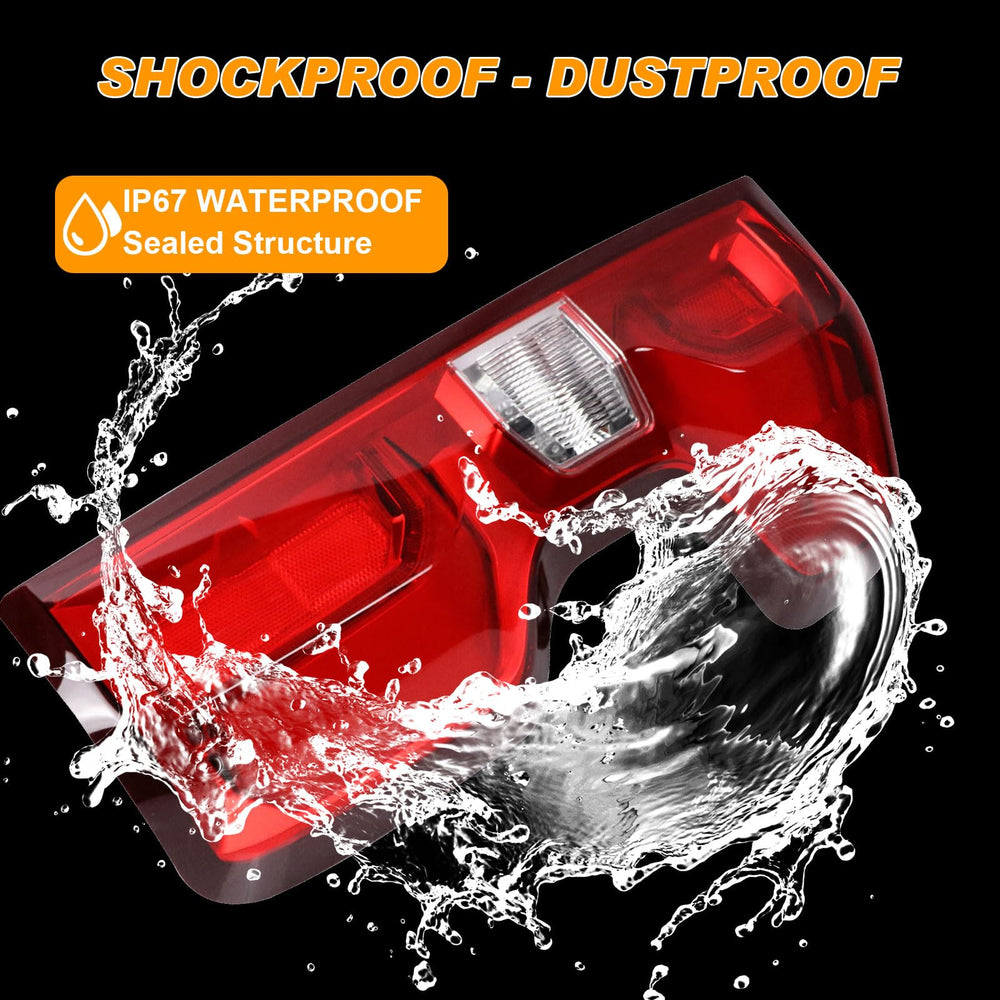 Nakuuly tail light seal detail illustrating waterproof protection
