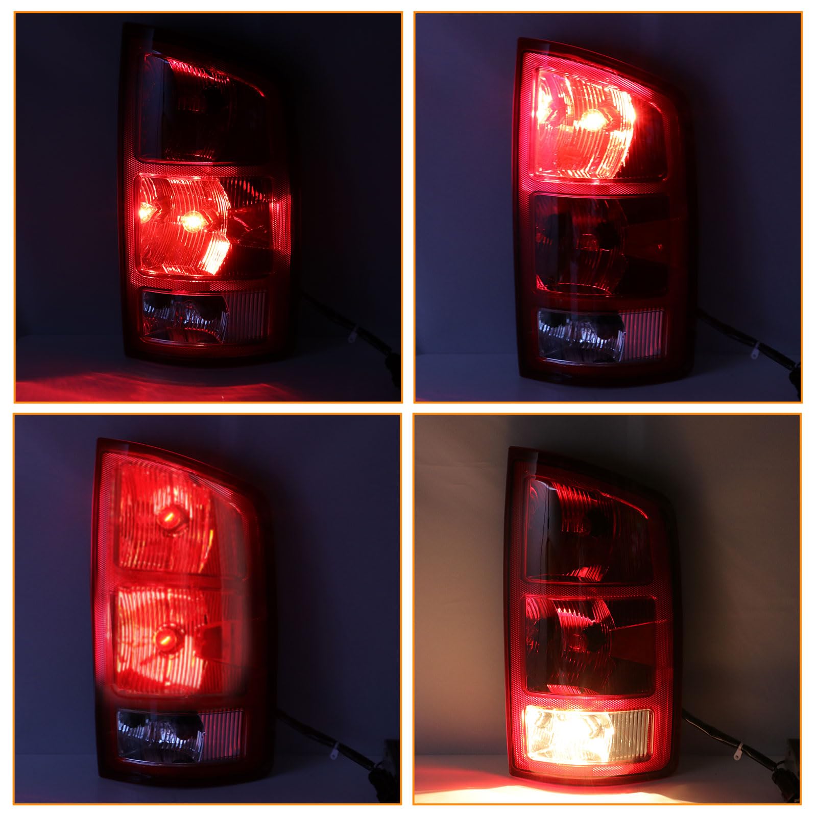 Nakuuly tail light mounted on Dodge Ram demonstrating correct fit and alignment