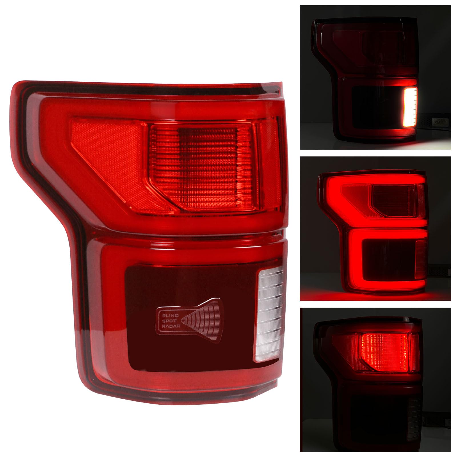 Nakuuly taillight seal close-up illustrating waterproof protection
