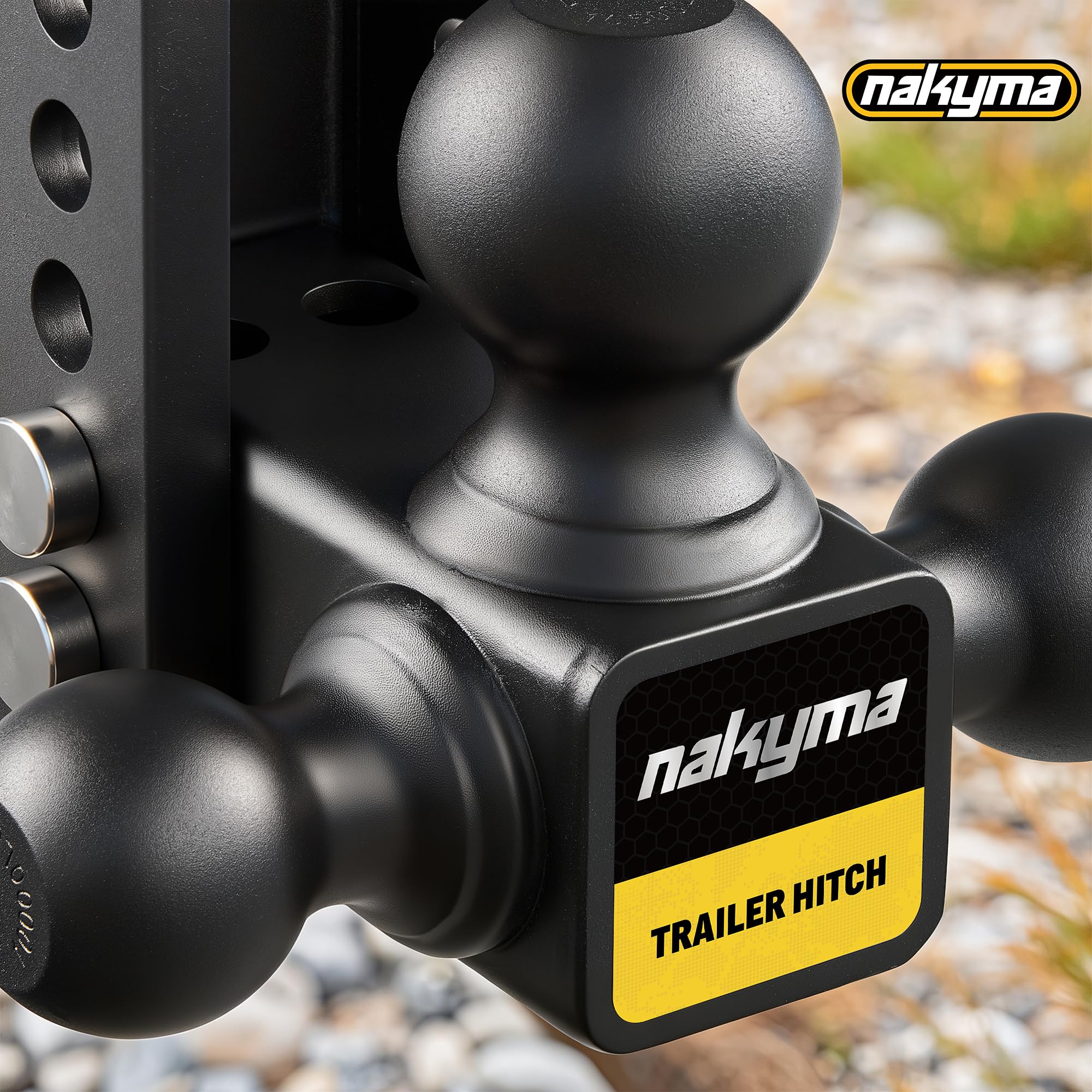 Nakyma side profile of the 8-inch shank showing adjustable holes for precise height