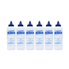 Nanoskin bottle front view showing clear body and precise dispensing benefit