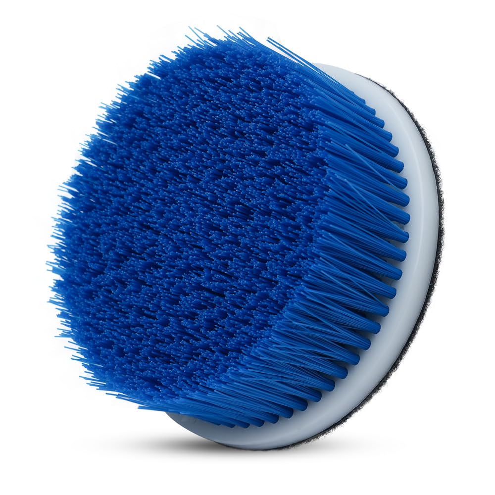 Nanoskin front view of 5 inch rotary brush showing compact design and durable build benefit