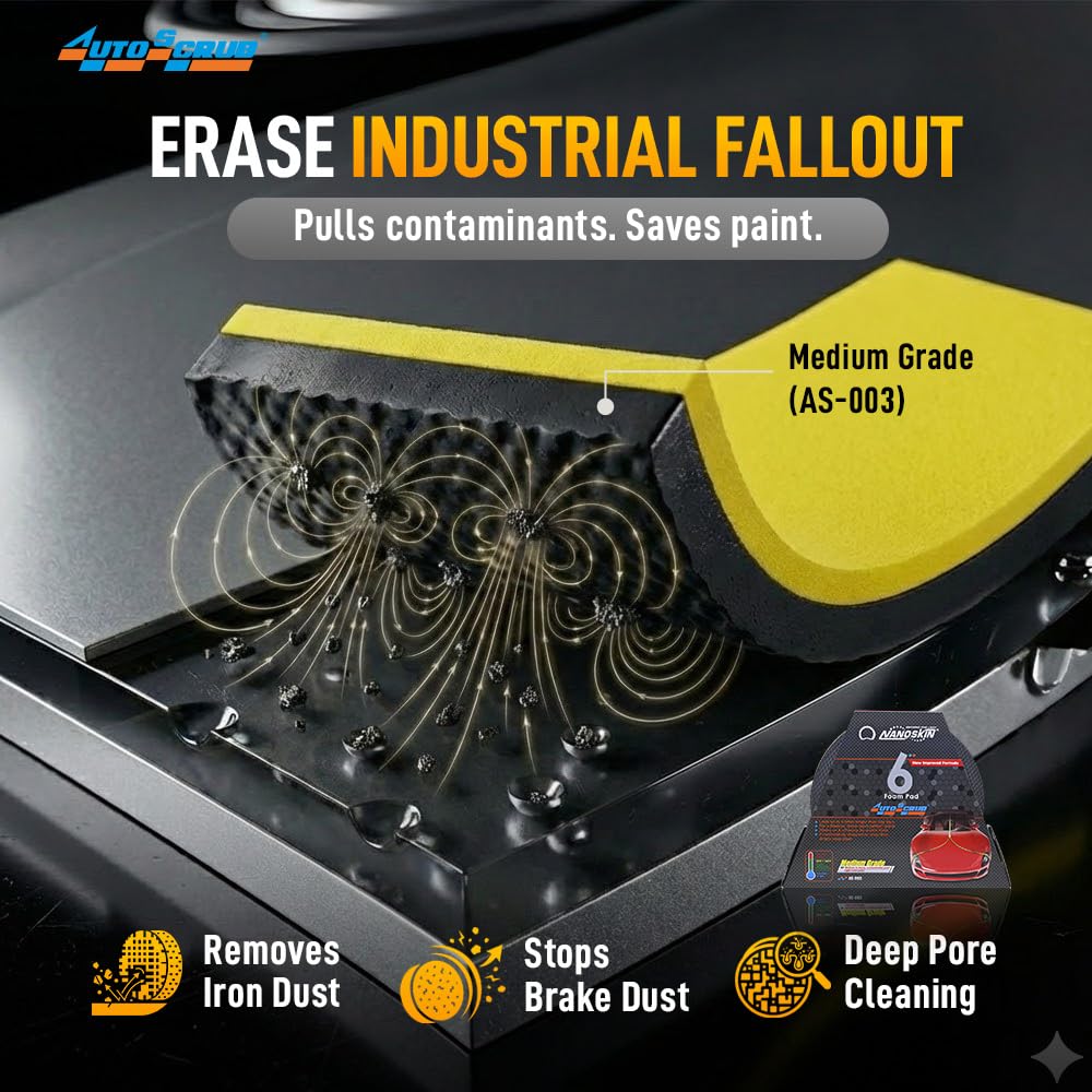 Nanoskin AUTOSCRUB held in hand demonstrating comfortable handling and control