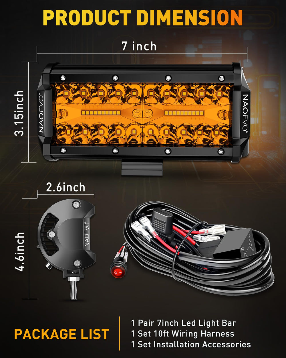 NAOEVO retail box with manual showing ready-to-install kit benefit