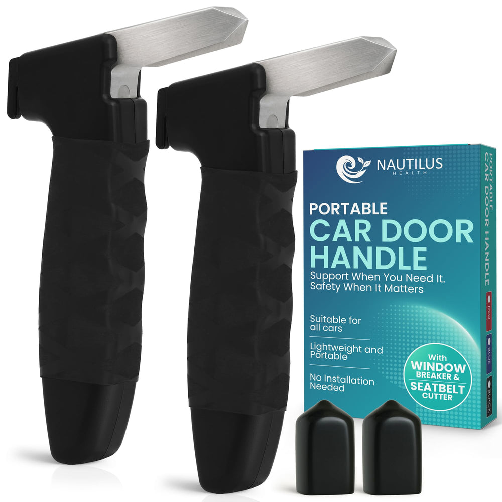 Nautilus Health front view showing handle in package and portability benefit