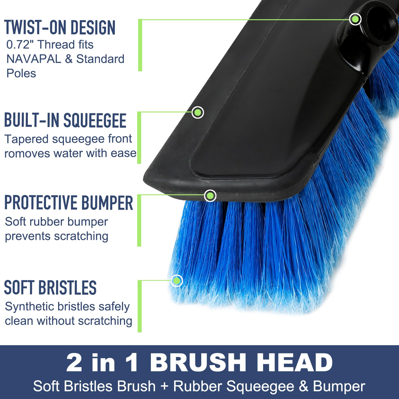 NAVAPAL rubber bumper detail absorbing impact and preventing scratches