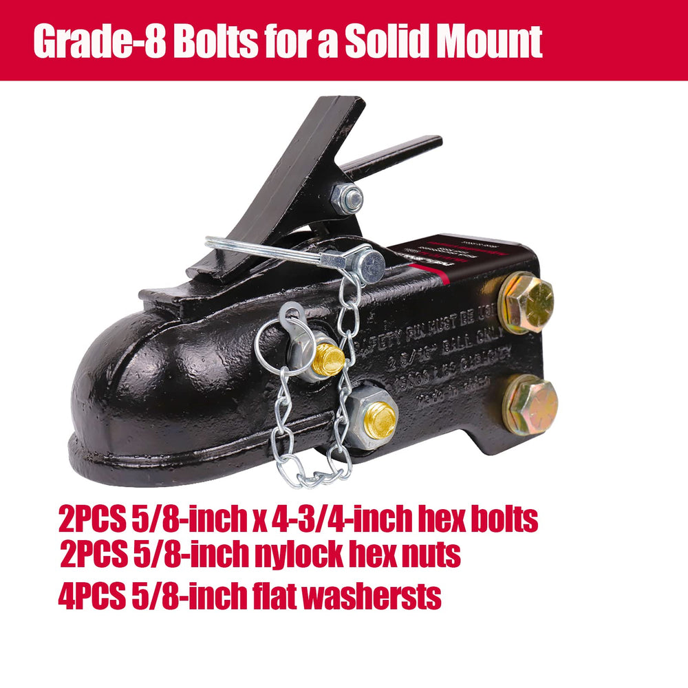 NBJINGYI mounted on trailer tongue demonstrating ready-to-tow setup