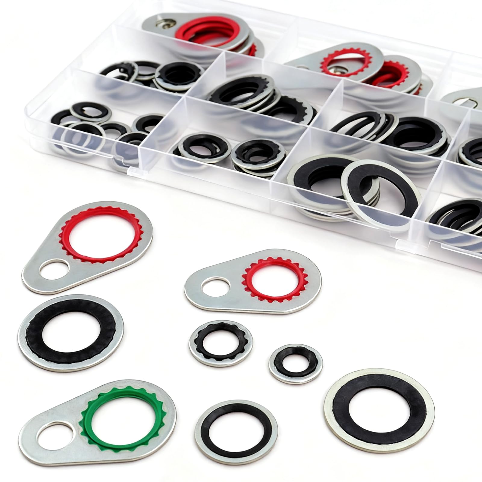 NBRINGO size comparison with label card showing easy identification and correct fit
