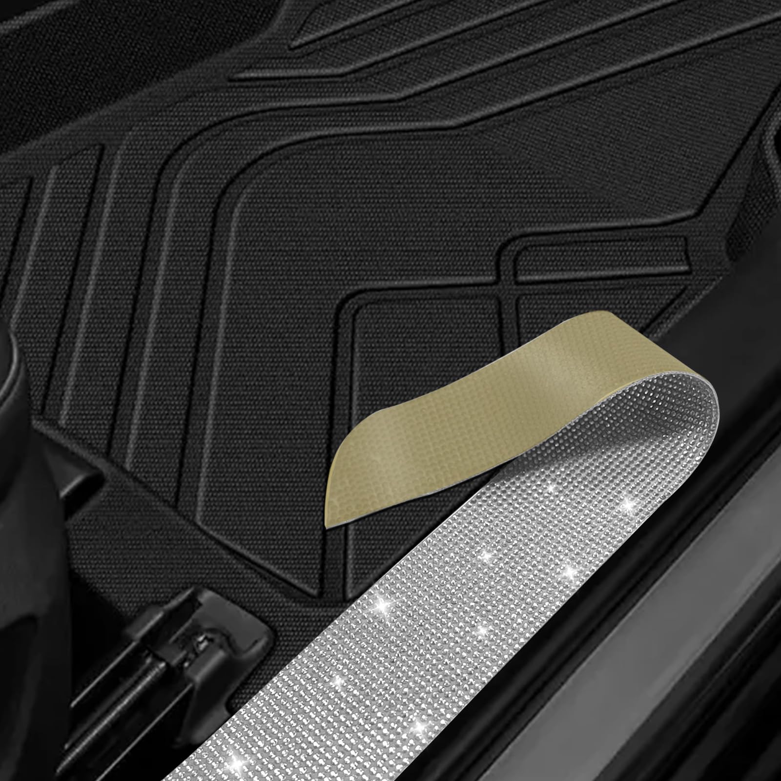 NBTEPEM applied on car door sill right side adds style and scratch resistance