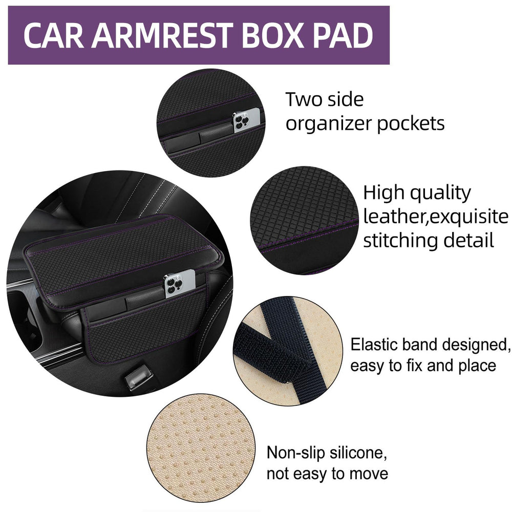 NBTEPEM armrest and console cover installed protecting high-touch surfaces