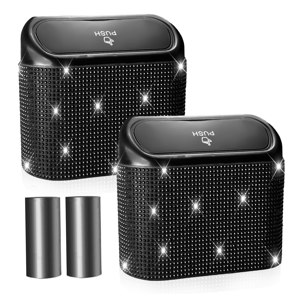 NBTEPEM front view of trash can showing design and compact benefit