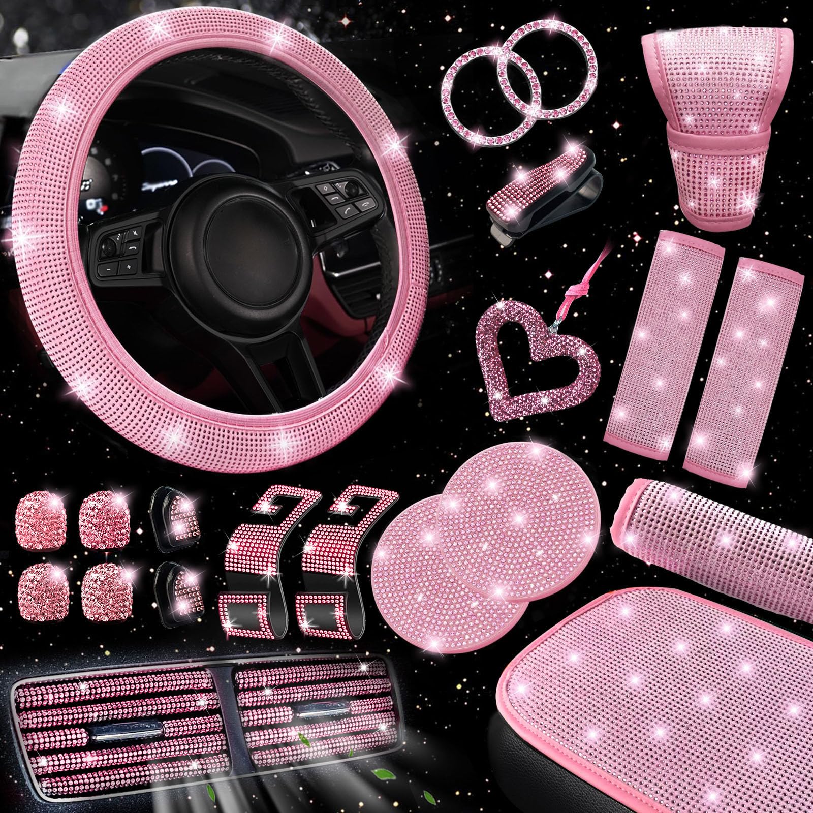 NBTEPEM front packaging and full kit display showing coordinated pink bling