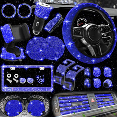 NBTEPEM front packaging showing all blue bling pieces and easy setup benefit
