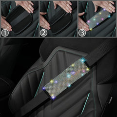 NBTEPEM seat belt covers installed provide comfort and visible flair