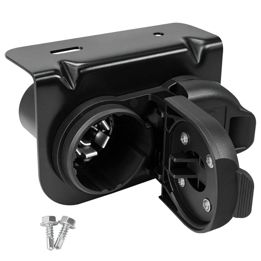 NeaLia front view of dual 7‑blade and 4‑way socket showing compatibility benefit