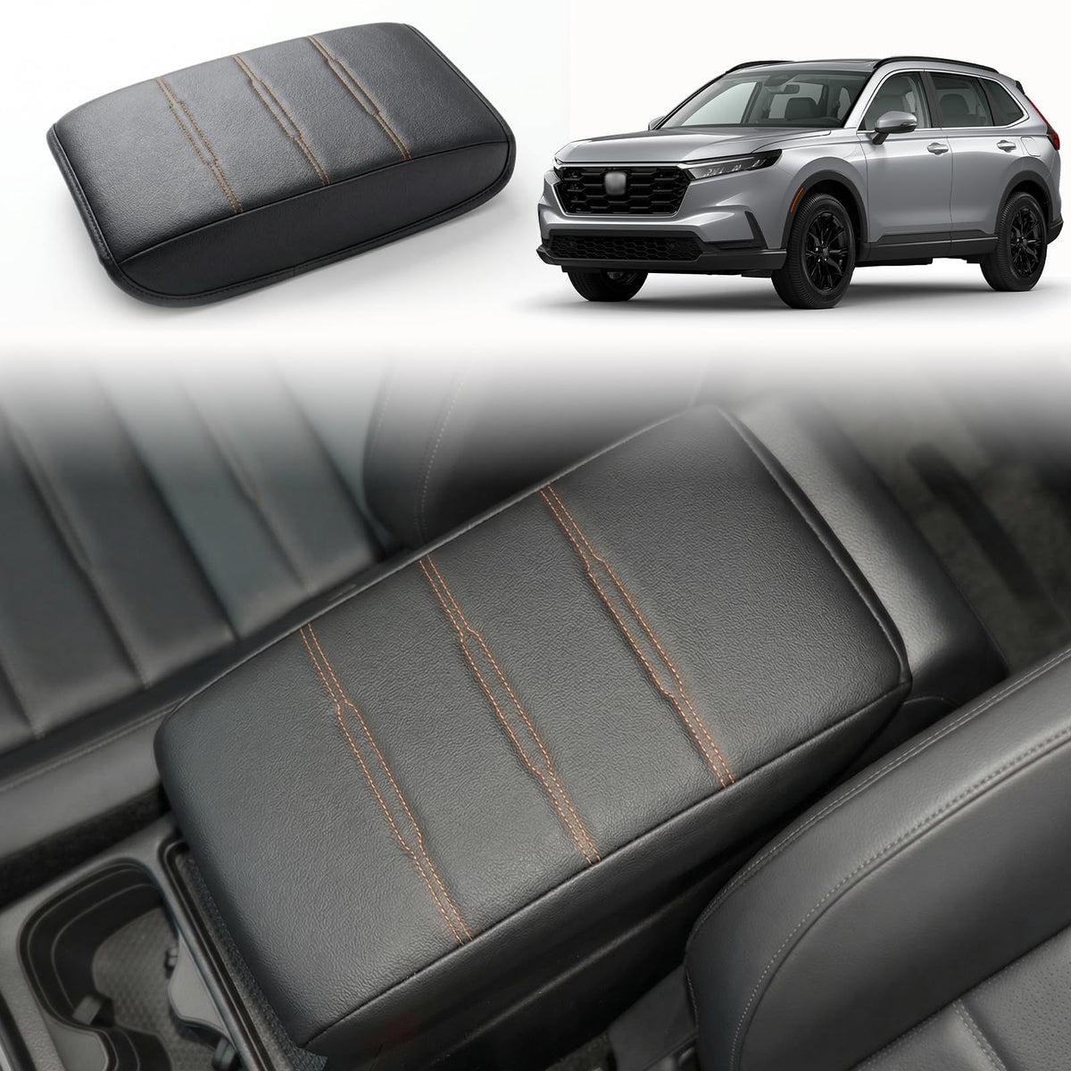 Neepiar front view showing fitted armrest cover protecting console