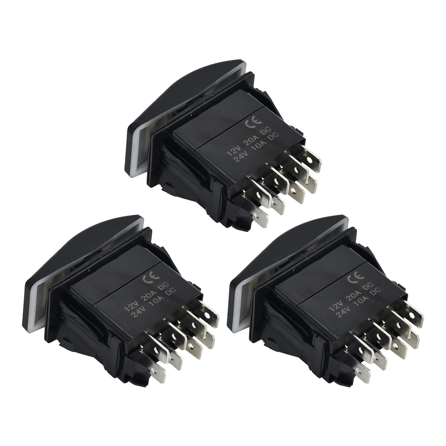 Neeseelily switch held in hand to show compact size for quick parts identification
