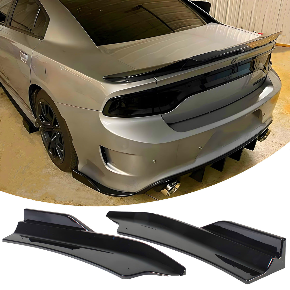 NeespoC front view of rear diffuser showing sleek profile and aesthetic upgrade