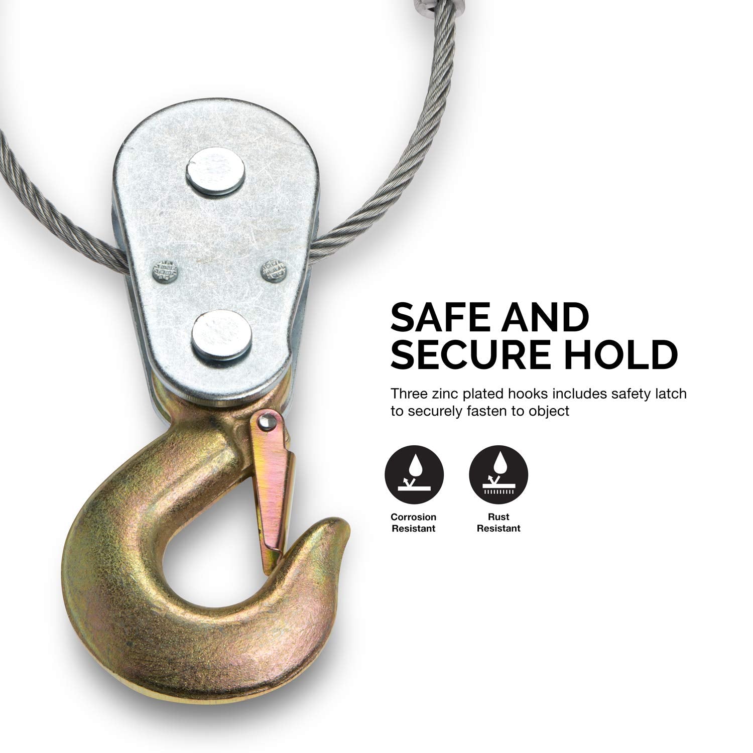 NEIKO 02256A PVC-coated handle grip for comfortable leverage and easier one-handed operation