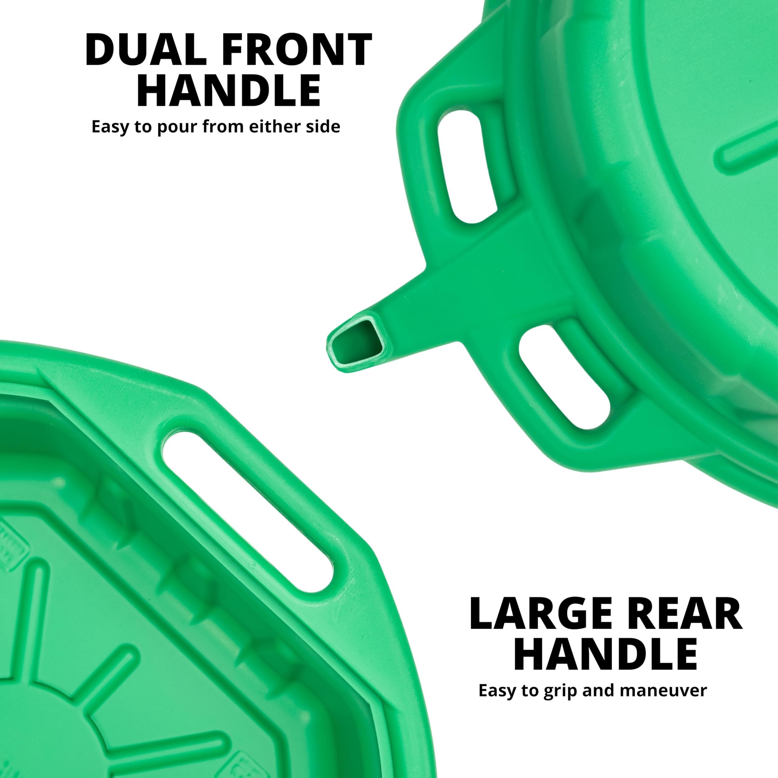 NEIKO 20761A depth and scale demonstration illustrating 4-gallon capacity