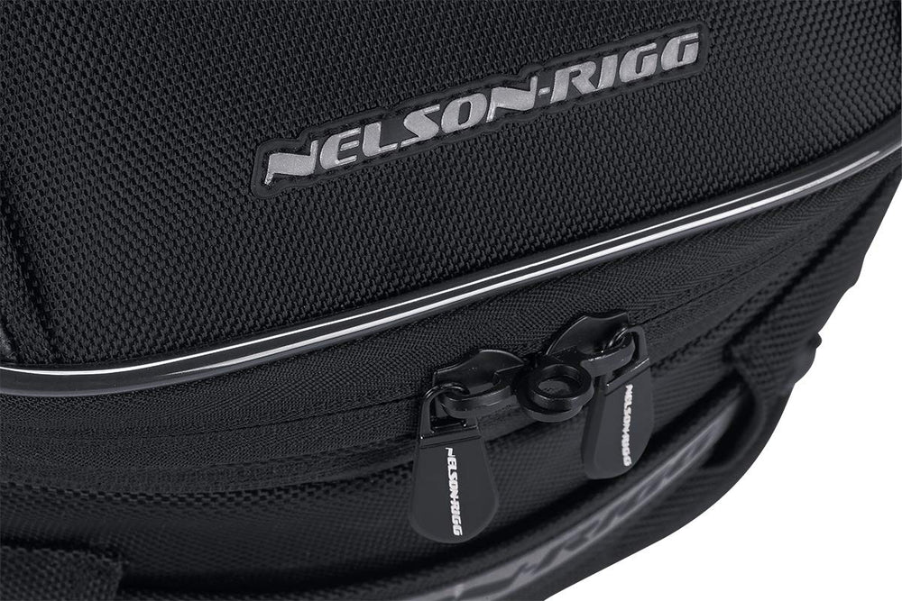 Nelson-Rigg mesh organizer under lid for tidy small-item storage