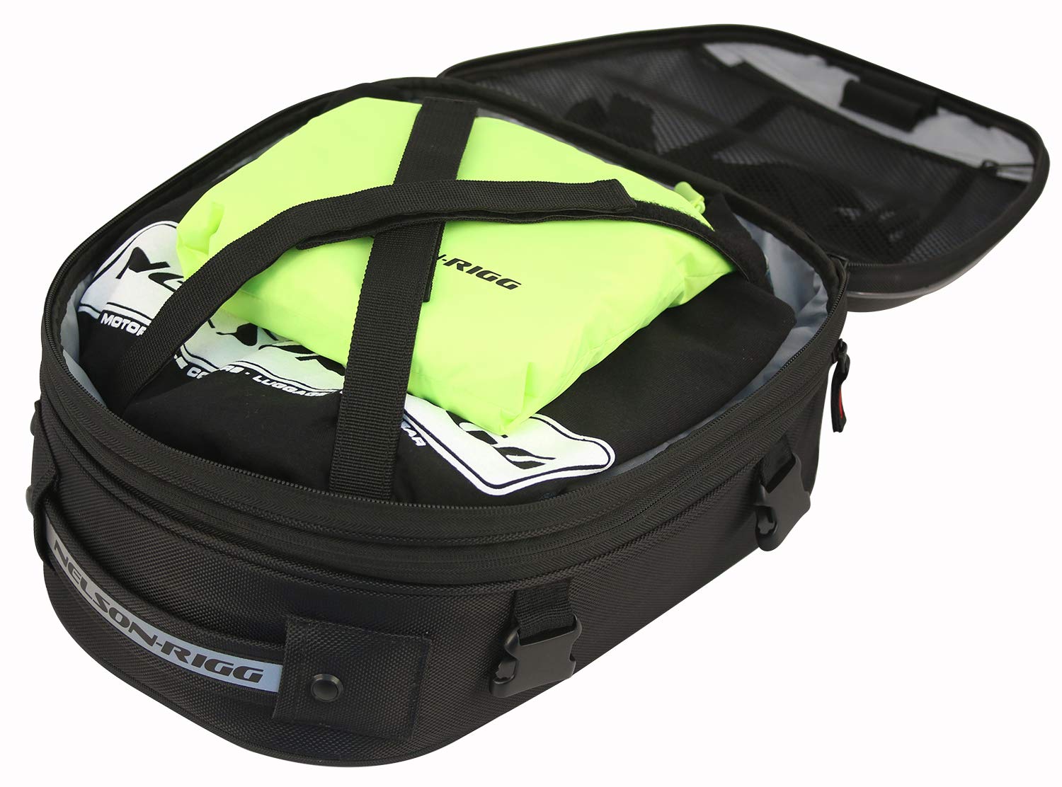 Nelson-Rigg molded top detail with Fibertech accents for shape retention